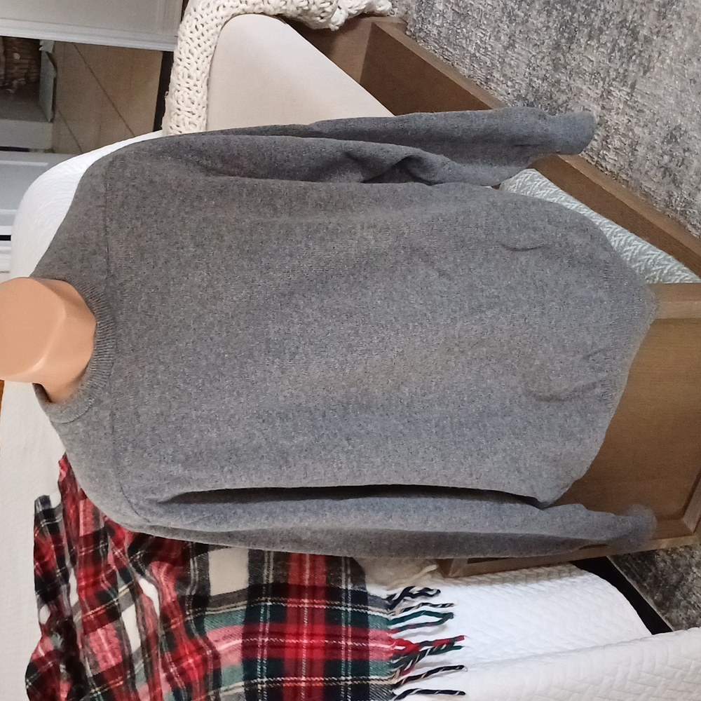 Quill's Woollen Market Ireland 100% wool gray sweater XL Holidays
